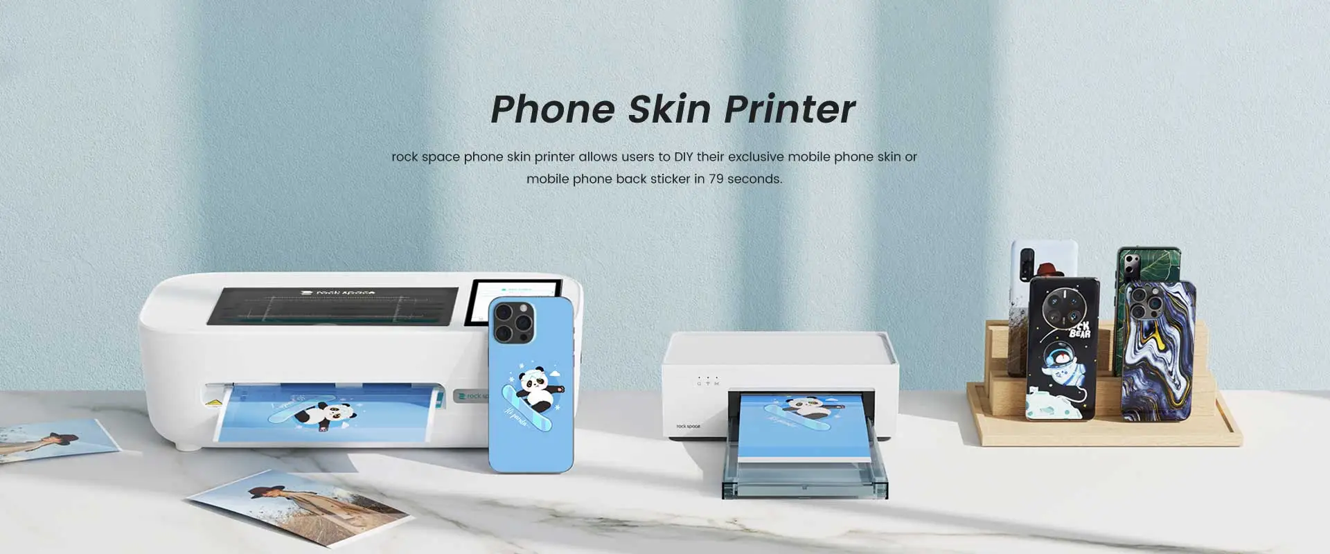 Impresora de la piel del teléfono