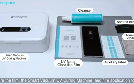 Cómo aplicar vidrio UV como película