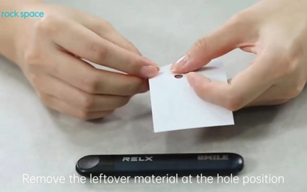 Cómo instalar la película trasera para Relx Infinity 4