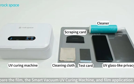 Cómo instalar vidrio de privacidad UV como película