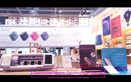 Máquina de corte de película espacial de roca para cualquier persona modelos de teléfono