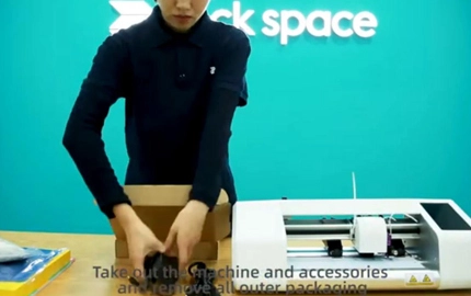 Cómo operar la máquina de corte de película del trazador espacial de roca