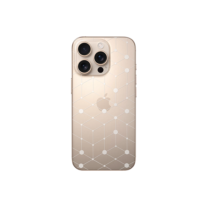 Película trasera geométrica translúcida