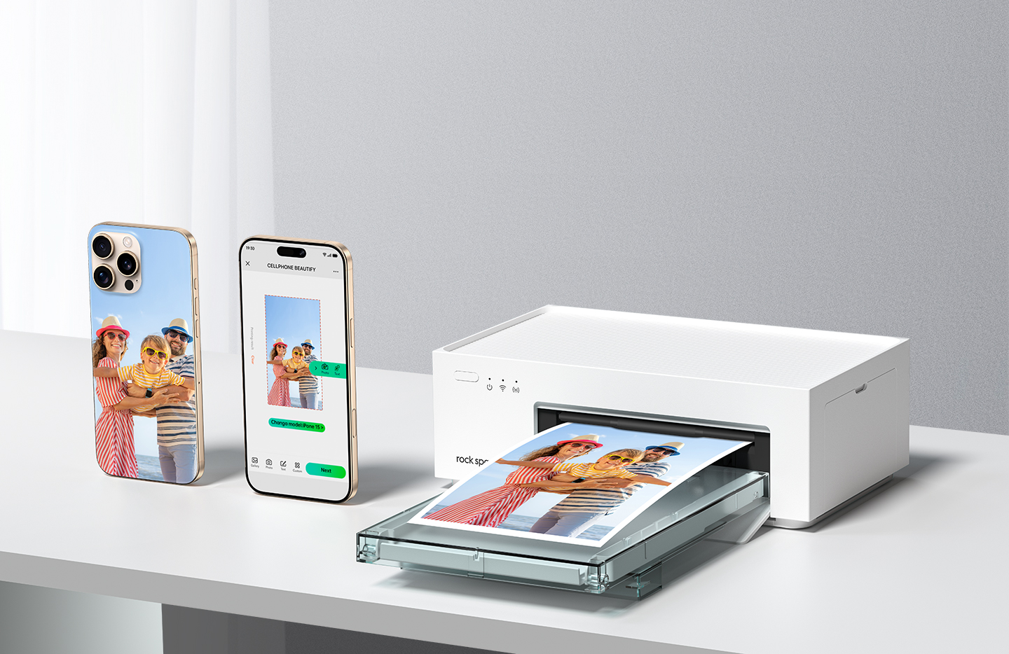 Solución de la piel del teléfono