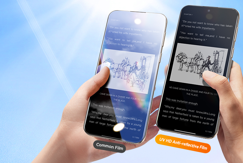 Transmitancia de luz 95% en luz fuerte